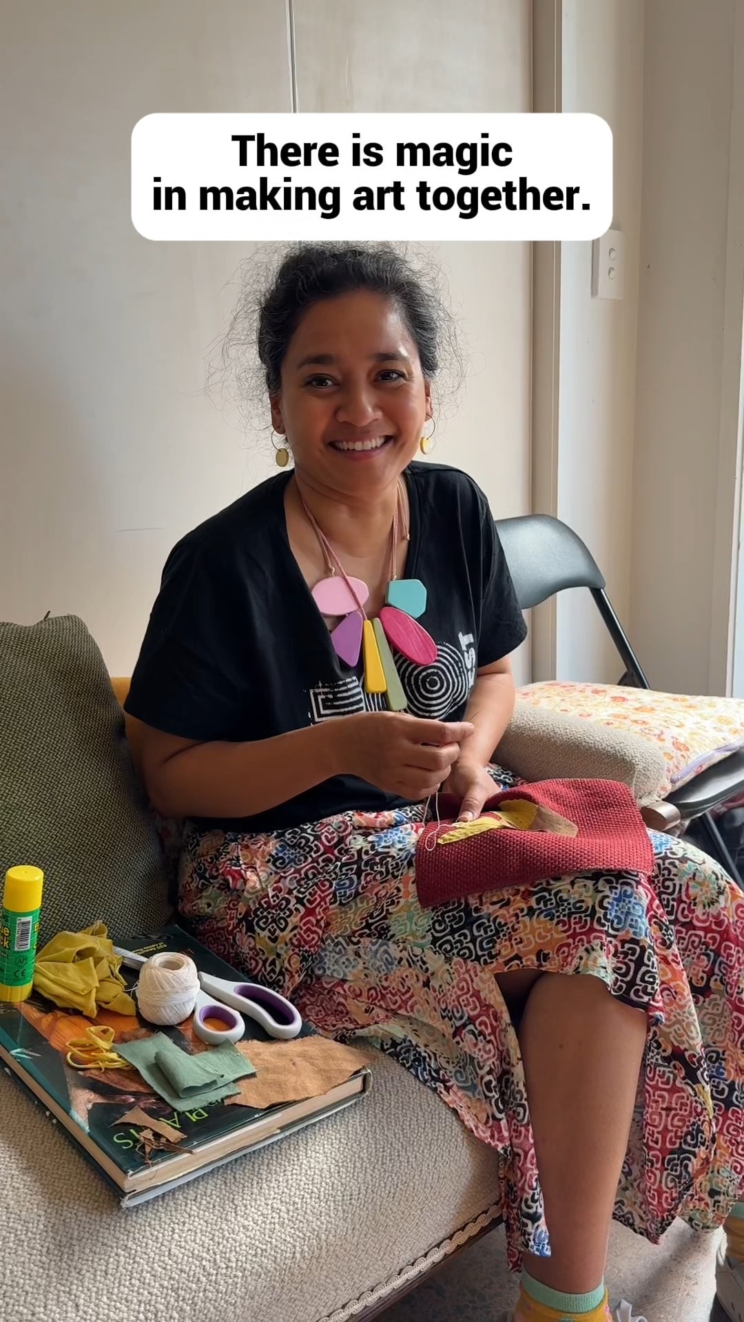 We'd like to invite you to a collaborative art session inspired by the biodiversity and flow of the Waitahurangi Stream and Te Kōtuitanga (Olympic Park). 

Mindful Threads: Community Textile Workshop
Saturday 20 June, 2-3.30pm
EcoMatters, 1 Olympic Place, New Lynn

Join us at this beginner-friendly stitching session led by creatives Tineswari Maruthamuthu @themindfulmender and Catherine Heald. In this relaxed workshop, we'll be making pieces for a community wall hanging from recycled and repurposed fabrics. 

Add your own creative touch while learning simple stitching techniques, and enjoy a mindful, hands-on making experience. Pay as you feel $5-15. Bookings required - link in bio.

Thanks to funding from the Creative Communities Scheme.